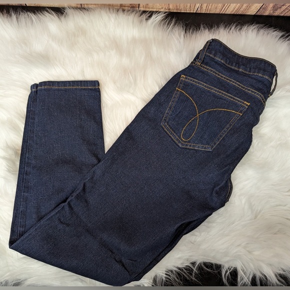 Calvin Klein Ankle Jeggings dark denim stretchy size 4 NWOT - Picture 2 of 6